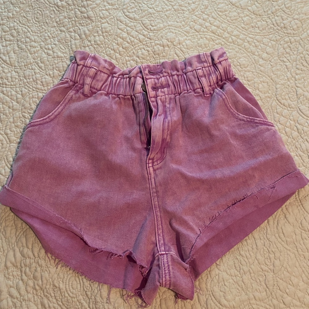 Purple shorts. New with tags